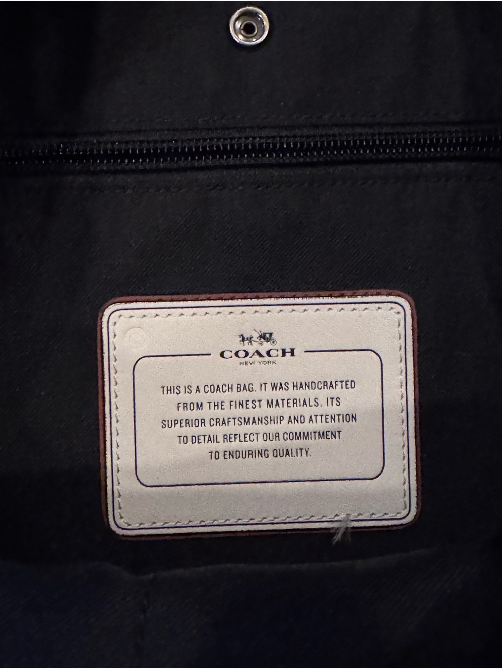 Coach Leather backpack - Picture 3 of 7